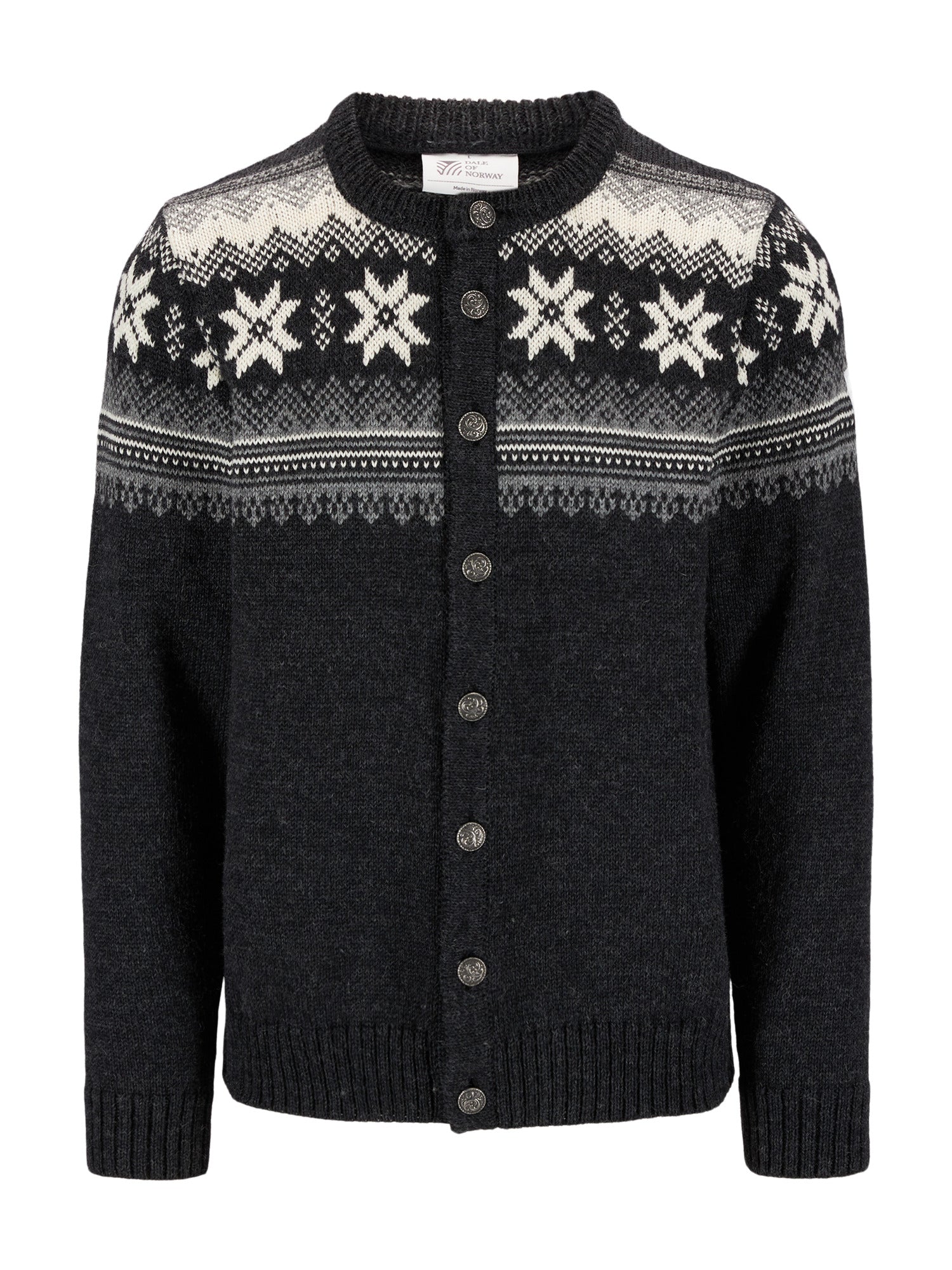 Dale Of Norway M VEAFJORD MASC JACKET Darkcharcoal Smoke Cream XXL - PeakStyle