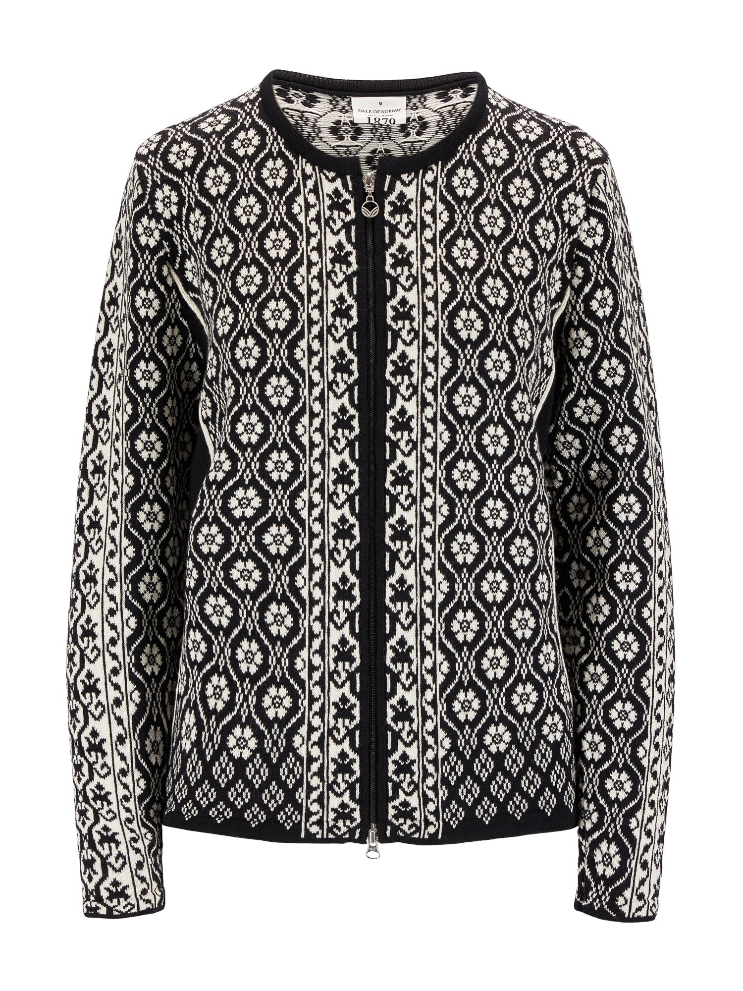 Dale Of Norway W SINGSAKER FEM JACKET Black Offwhite XXL - PeakStyle