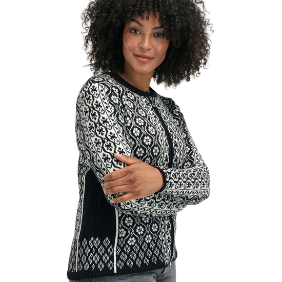 Dale Of Norway W SINGSAKER FEM JACKET Black Offwhite XXL - PeakStyle