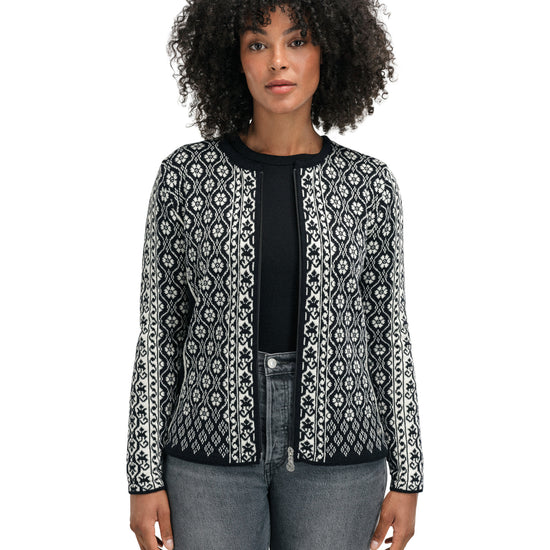 Dale Of Norway W SINGSAKER FEM JACKET Black Offwhite XXL - PeakStyle