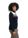 Dale Of Norway W LIBERG FEM JACKET Marine Offwhite Raspberry XL - PeakStyle