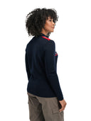 Dale Of Norway W LIBERG FEM JACKET Marine Offwhite Raspberry XL - PeakStyle