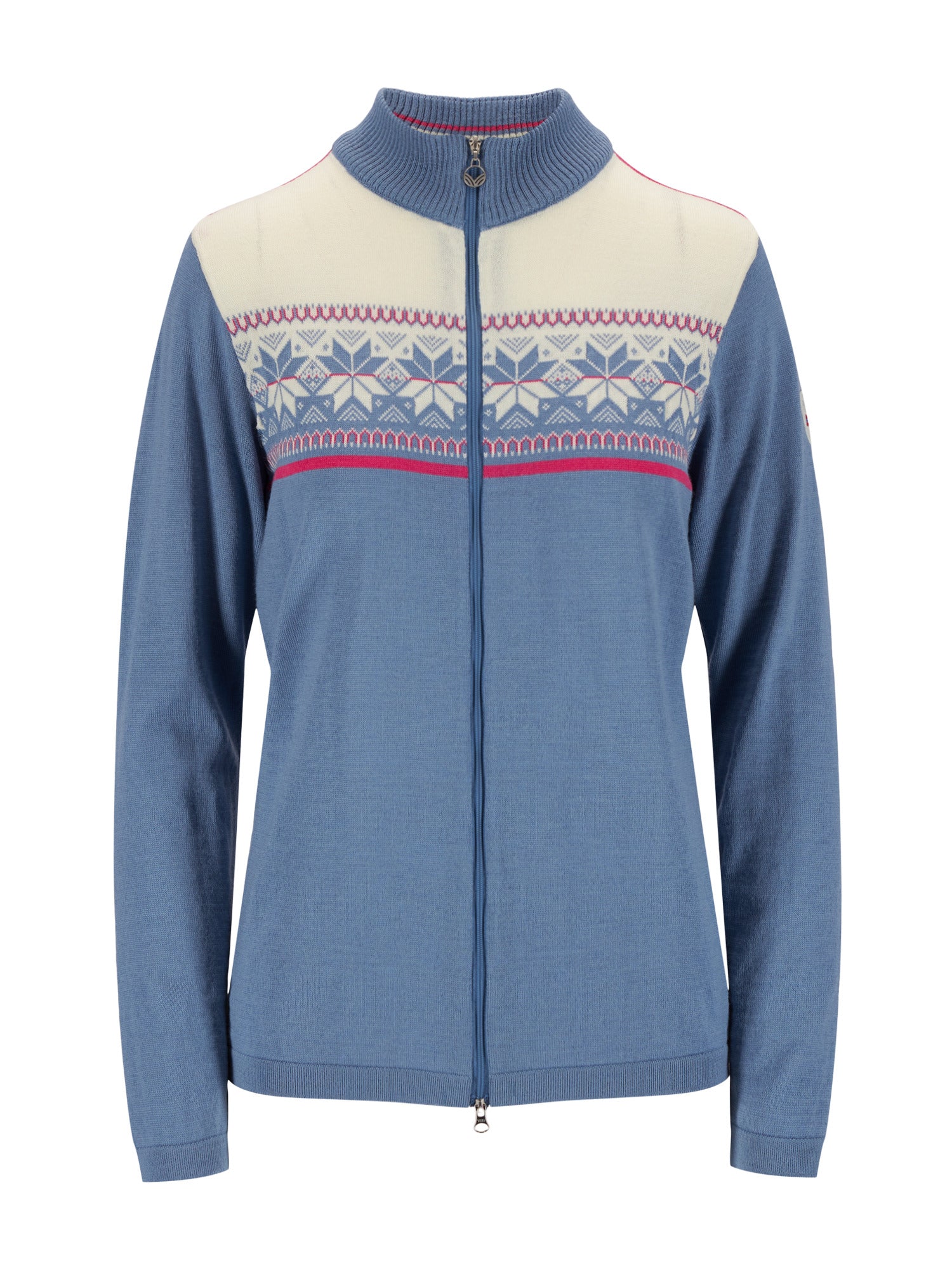 Dale Of Norway W LIBERG FEM JACKET Blueshadow Offwhite XL - PeakStyle