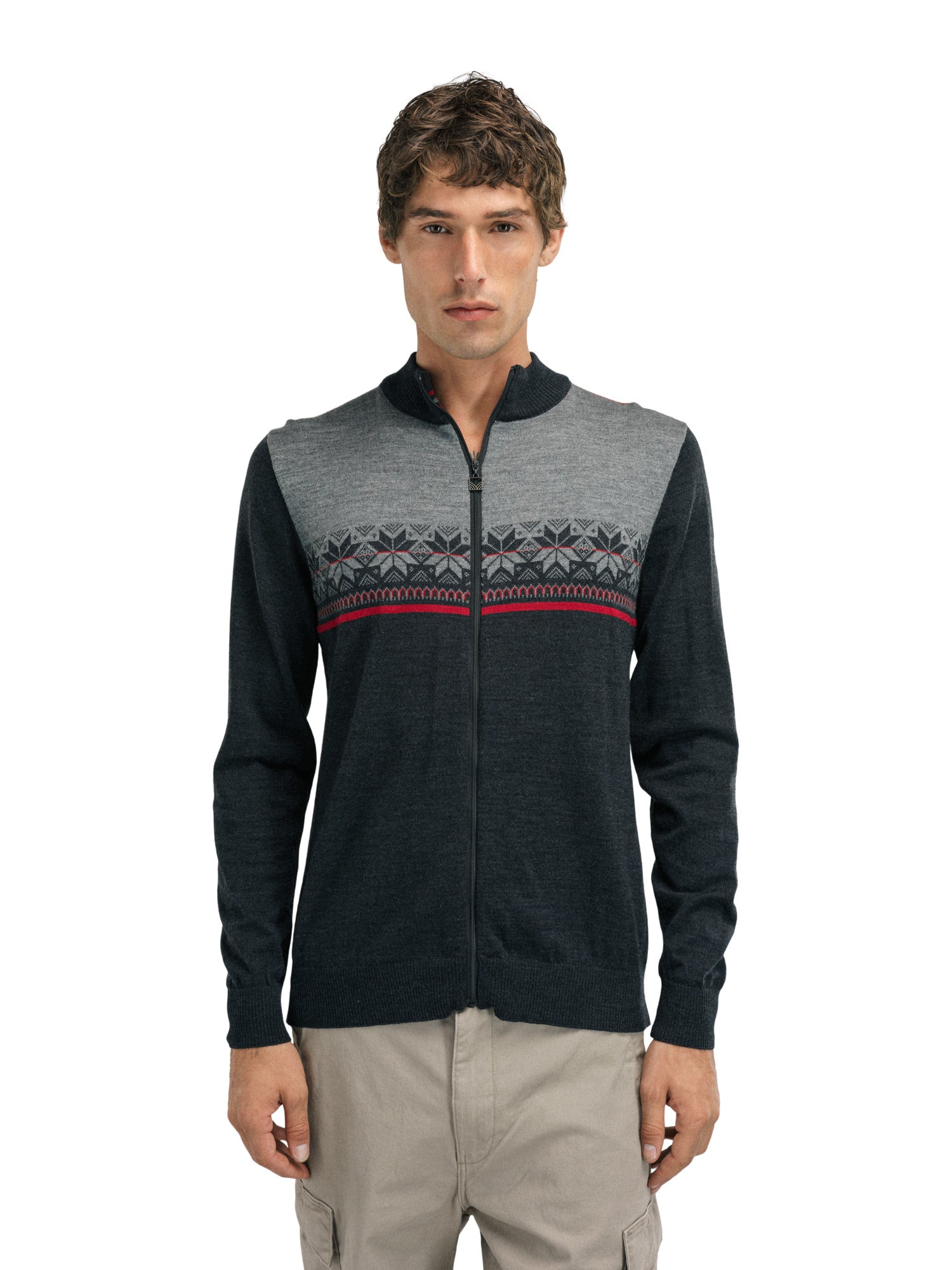 Dale Of Norway M LIBERG MASC JACKET Marine Offwhite Raspberry XXL - PeakStyle