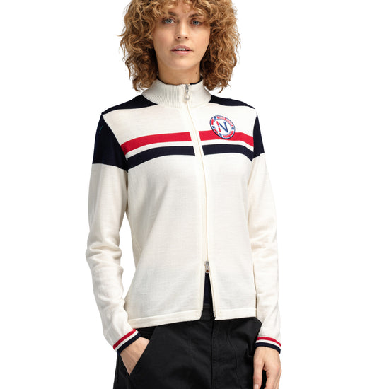 Dale Of Norway W MOUNT STELLO FEMININE JACKET Offwhite Marine Raspberry S - PeakStyle
