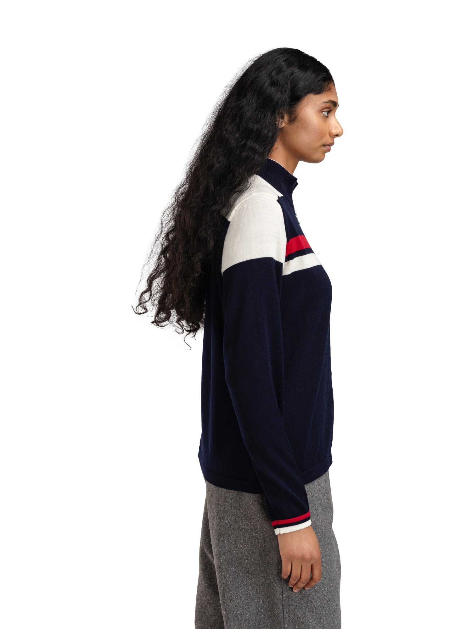 Dale Of Norway W MOUNT STELLO FEMININE JACKET Navy Offwhite Raspberry XL - PeakStyle
