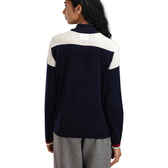 Dale Of Norway W MOUNT STELLO FEMININE JACKET Navy Offwhite Raspberry XL - PeakStyle