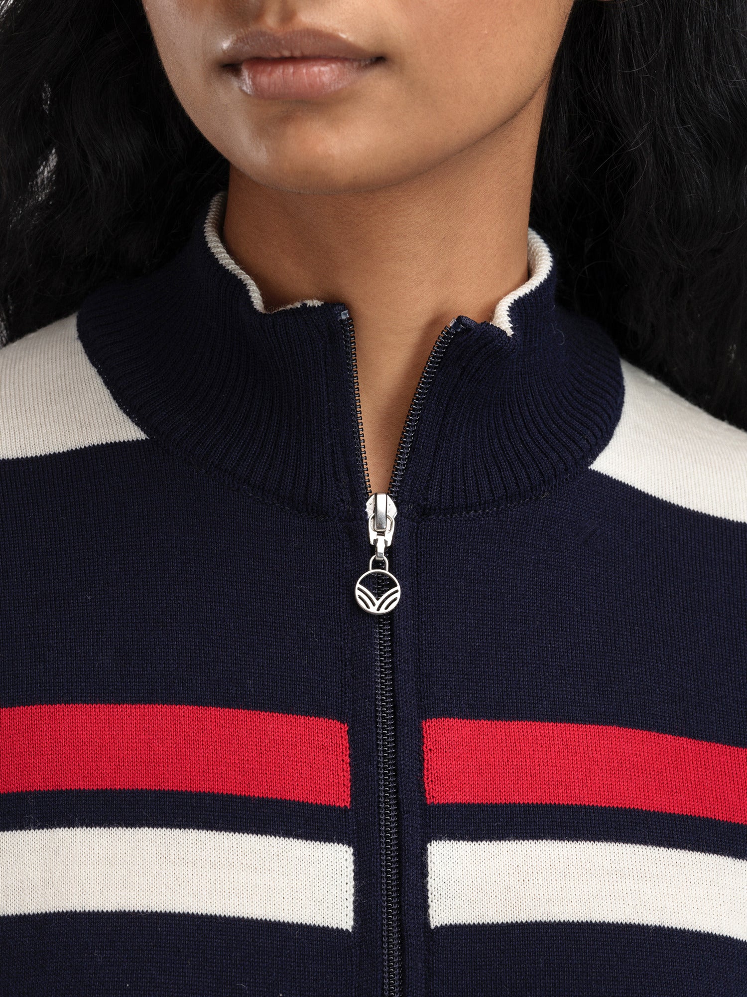 Dale Of Norway W MOUNT STELLO FEMININE JACKET Navy Offwhite Raspberry XL - PeakStyle