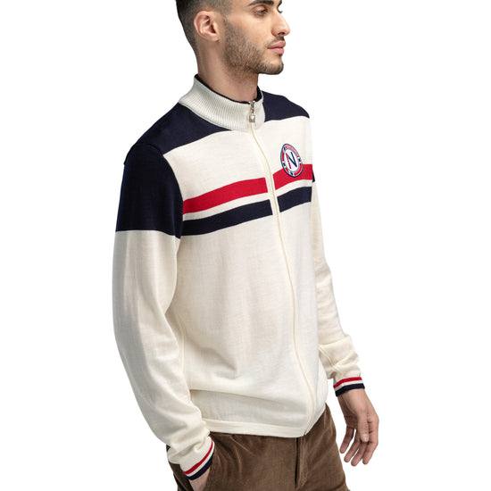 Dale Of Norway M MOUNT STELLO MASCULINE JACKET Offwhite Marine Raspberry XXL - PeakStyle