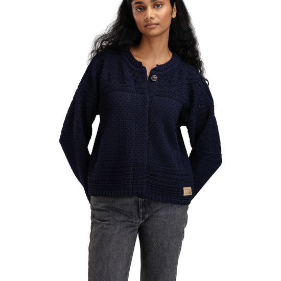 Dale Of Norway W LUSA FEM CARDIGAN Navy L - PeakStyle