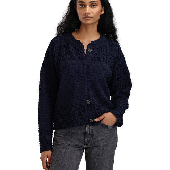 Dale Of Norway W LUSA FEM CARDIGAN Navy L - PeakStyle