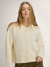 Dale Of Norway LUSA Wollstrickjacke Damen Offwhite – Studio Vorderansicht
