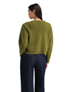 Dale Of Norway LUSA Wollstrickjacke Damen Alum Green – Studio Rückansicht