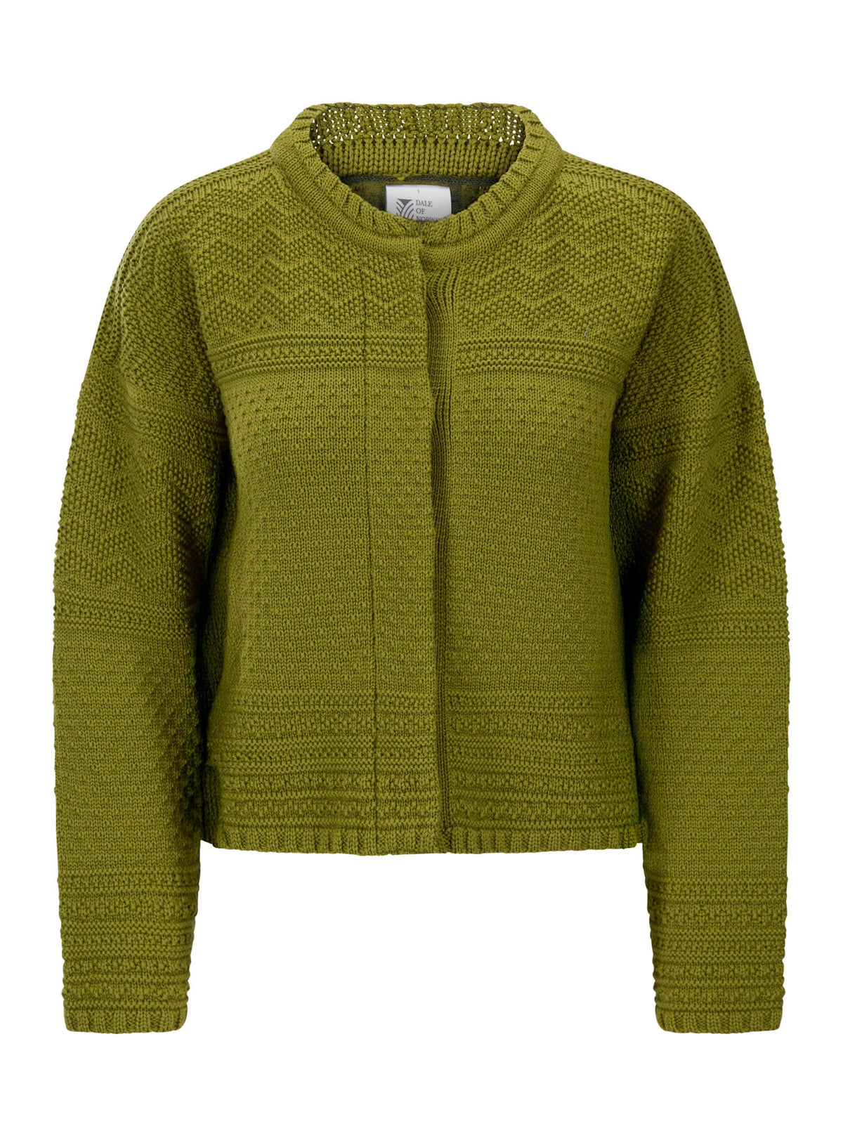 Dale Of Norway LUSA Wollstrickjacke Damen Alum Green – Packshot