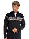 Dale Of Norway M MORITZ MASC SWEATER Darkcharcoal Raspberry Black 3XL - PeakStyle