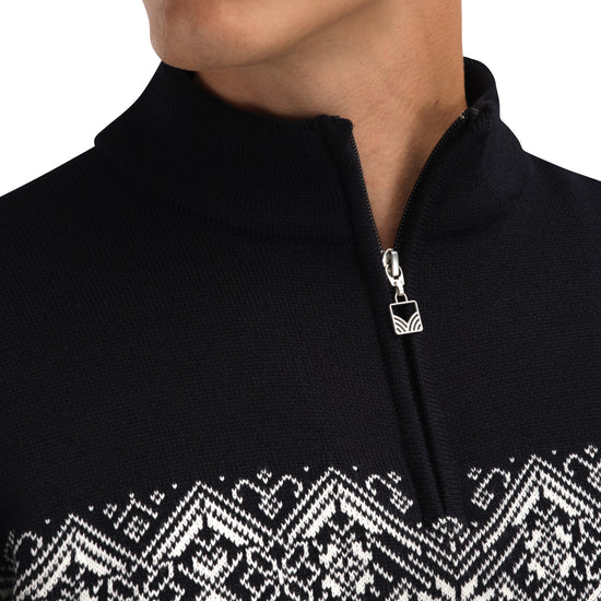 Dale Of Norway M MORITZ MASC SWEATER Darkcharcoal Raspberry Black 3XL - PeakStyle