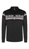 Dale Of Norway M MORITZ MASC SWEATER Darkcharcoal Raspberry Black 3XL - PeakStyle