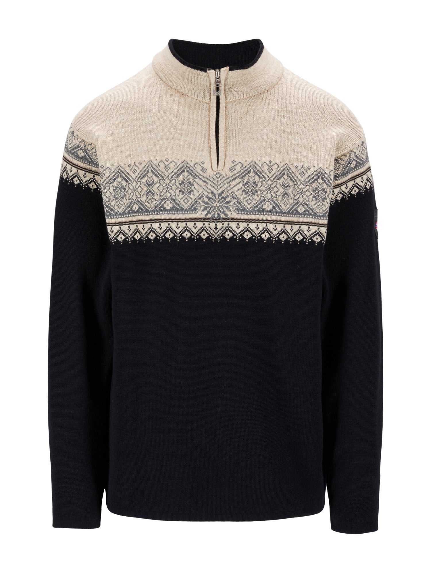 Dale Of Norway M MORITZ MASC SWEATER Black Sandstone 3XL - PeakStyle