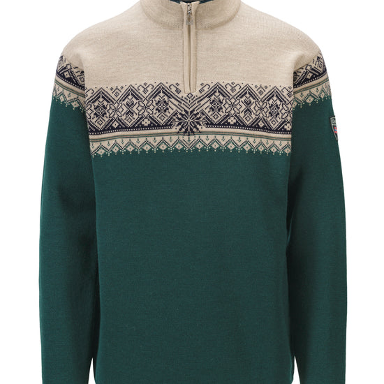 Dale Of Norway M MORITZ MASC SWEATER Pinegreen Sand S - PeakStyle