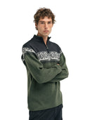 Dale Of Norway M MORITZ MASC SWEATER Darkgreen Smoke Darkcharcoal XXL - PeakStyle