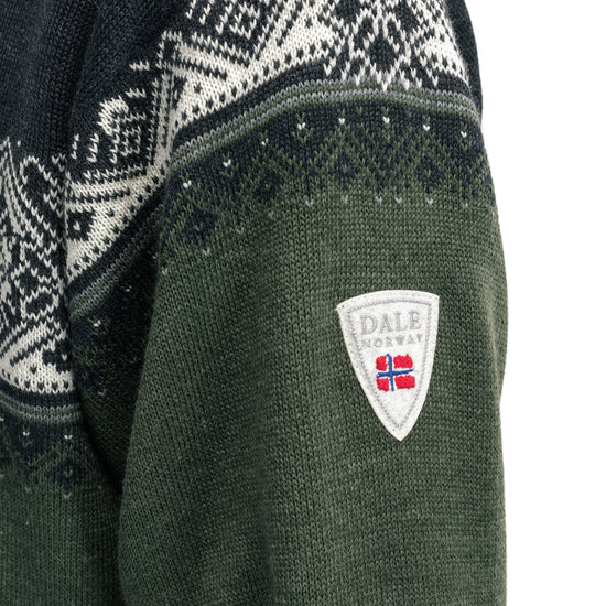 Dale Of Norway M MORITZ MASC SWEATER Darkgreen Smoke Darkcharcoal XXL - PeakStyle