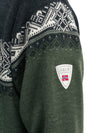 Dale Of Norway M MORITZ MASC SWEATER Darkgreen Smoke Darkcharcoal XXL - PeakStyle