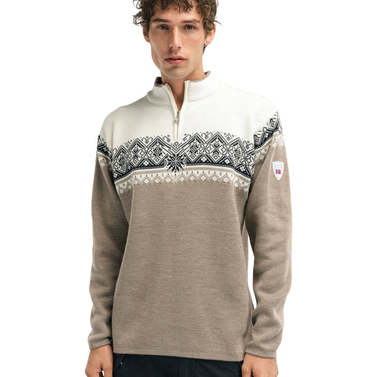 Dale Of Norway M MORITZ MASC SWEATER Mountainstone Sand 3XL - PeakStyle