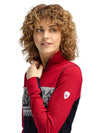 Dale Of Norway W MORITZ FEM BASIC SWEATER Raspberry Navy Offwhite S - PeakStyle