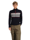 Dale Of Norway M MORITZ MASC BASIC SWEATER Navy White Raspberry XXL - PeakStyle