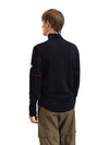 Dale Of Norway M MORITZ MASC BASIC SWEATER Navy White Raspberry XXL - PeakStyle