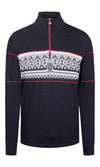 Dale Of Norway M MORITZ MASC BASIC SWEATER Navy White Raspberry XXL - PeakStyle