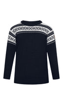Dale Of Norway CORTINA KIDS SWEATER Navy Offwhite 12 Year - PeakStyle