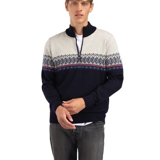 Dale Of Norway M HOVDEN MASC SWEATER Navy Blueshadow Indigo XXL - PeakStyle