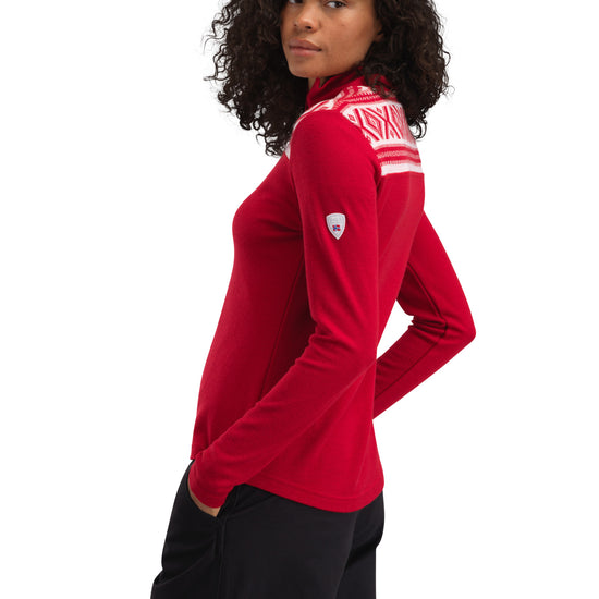 Dale Of Norway W CORTINA BASIC FEM SWEATER Raspberry Offwhite XL - PeakStyle
