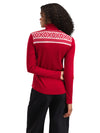 Dale Of Norway W CORTINA BASIC FEM SWEATER Raspberry Offwhite XL - PeakStyle