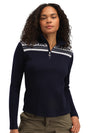 Dale Of Norway W CORTINA BASIC FEM SWEATER Navy Offwhite XL - PeakStyle