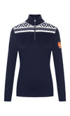 Dale Of Norway W CORTINA BASIC FEM SWEATER Navy Offwhite XL - PeakStyle