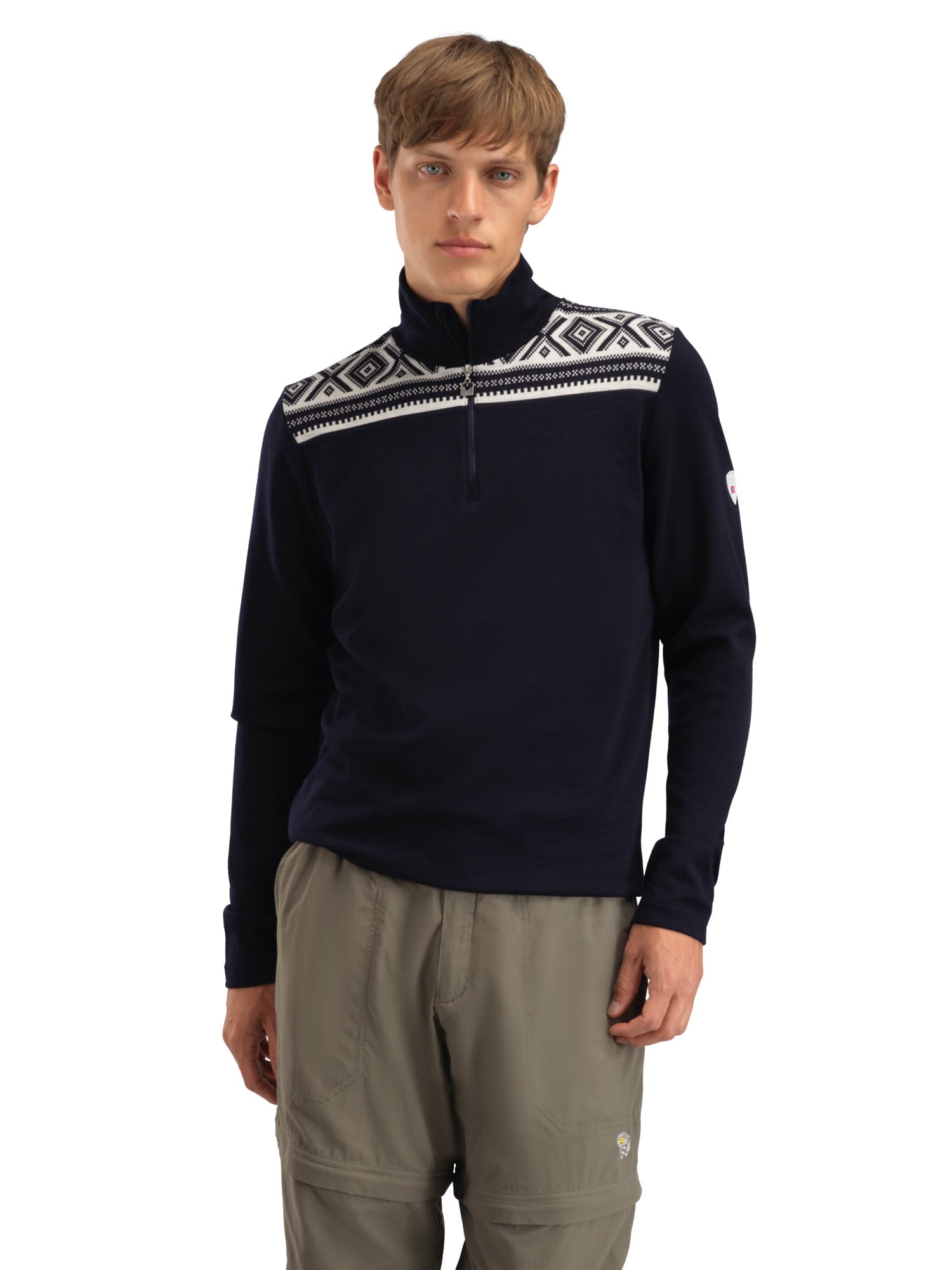 Dale Of Norway M CORTINA BASIC MASC SWEATER Navy Offwhite XXL - PeakStyle