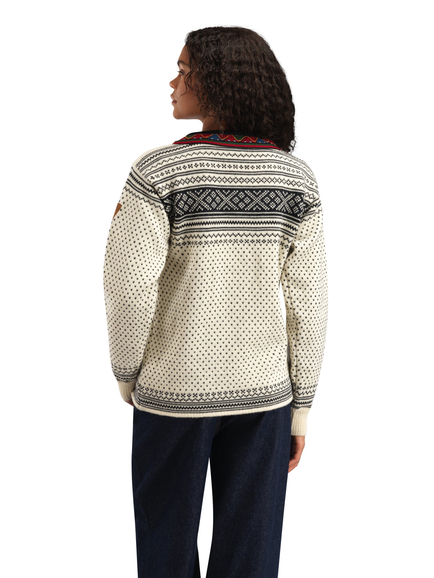 Dale Of Norway SETESDAL UNI SWEATER Offwhite Black 3XL - PeakStyle