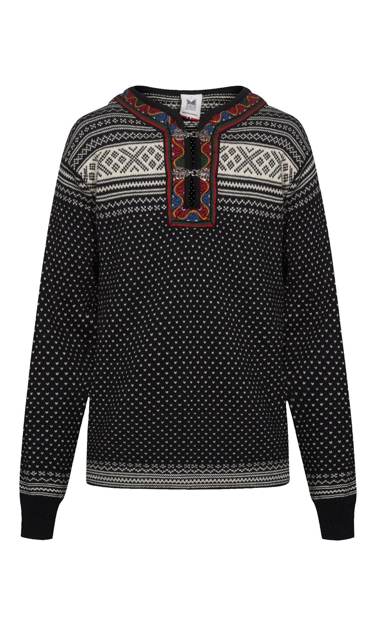 Dale Of Norway SETESDAL UNI SWEATER Black Offwhite 3XL - PeakStyle