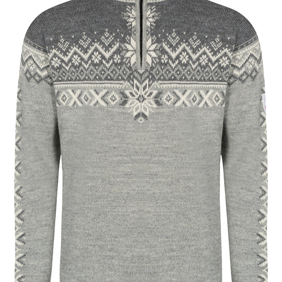 Dale Of Norway M 140TH ANNIVERSARY MASC SWEATER Lightcharcoal Smoke Offwhite 3XL - PeakStyle