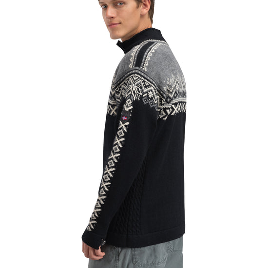 Dale Of Norway M 140TH ANNIVERSARY MASC SWEATER Black Smoke Offwhite 3XL - PeakStyle