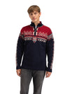 Dale Of Norway M 140TH ANNIVERSARY MASC SWEATER Navy Redrose Offwhite 3XL - PeakStyle