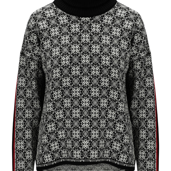 Dale Of Norway W FIRDA FEM SWEATER Black Offwhite XL - PeakStyle