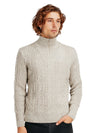 Dale of Norway Hoven Herren Wollpullover Sand – Vorderansicht
