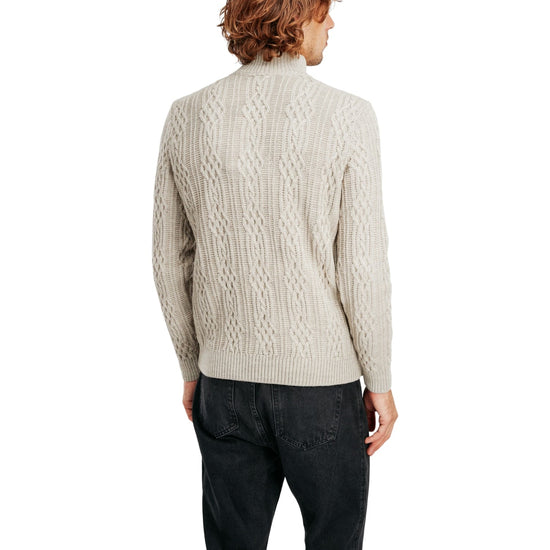 Dale of Norway Hoven Herren Wollpullover Sand – Rückenansicht