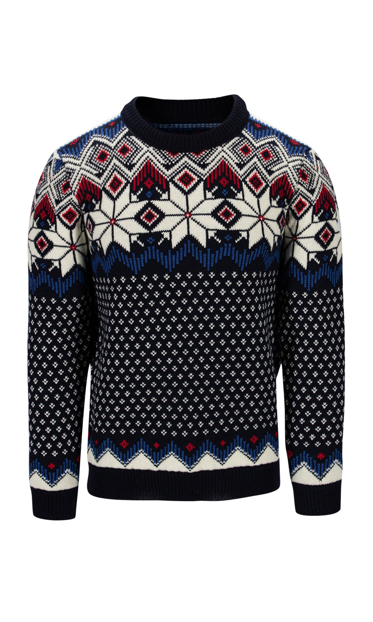 Dale Of Norway M VEGARD MASCULINE SWEATER Navy OffWhite Ultramarin Rasb L - PeakStyle