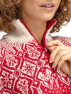 Dale Of Norway WINTERLAND FEM SWEATER Raspberry S - PeakStyle
