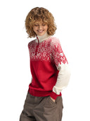 Dale Of Norway WINTERLAND FEM SWEATER Raspberry S - PeakStyle