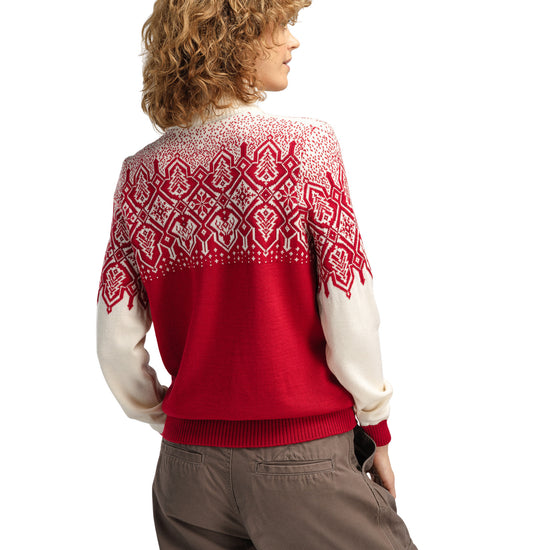 Dale Of Norway WINTERLAND FEM SWEATER Raspberry S - PeakStyle